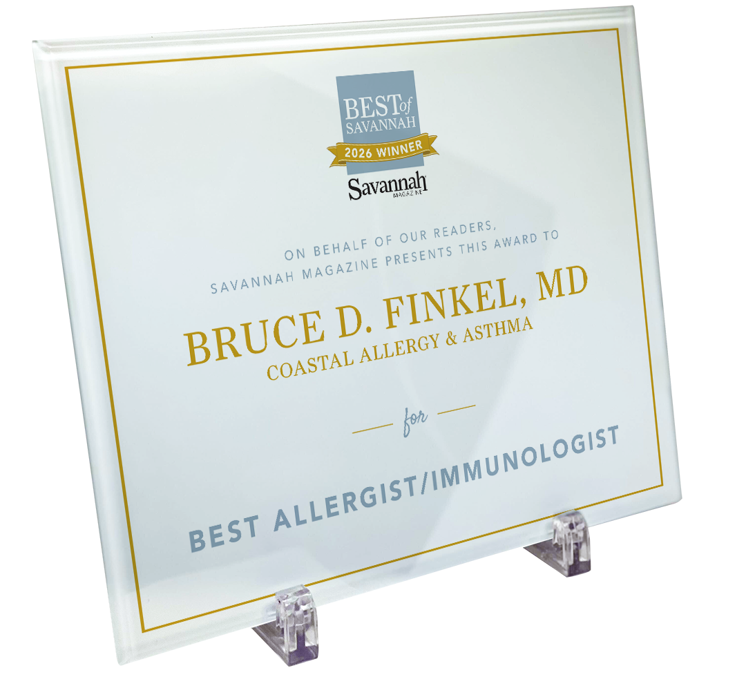 Savannah Magazine Best of Savannah Award Plaque - Glass