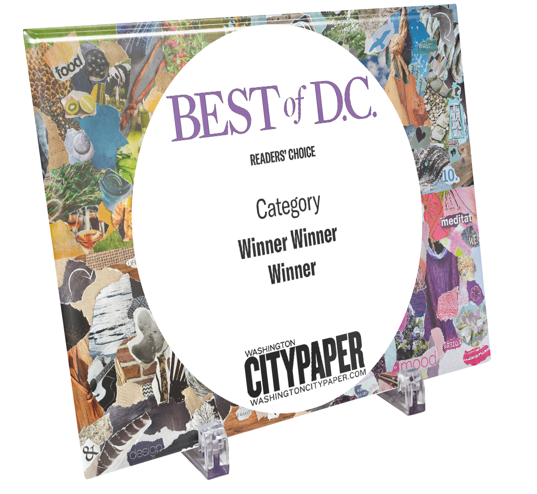 "Best of D.C.™" Award - Glass