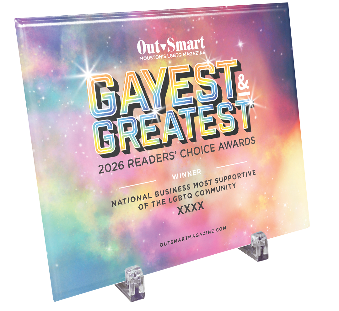 OutSmart - Gayest and Greatest Readers' Choice Awards - Crystal Glass
