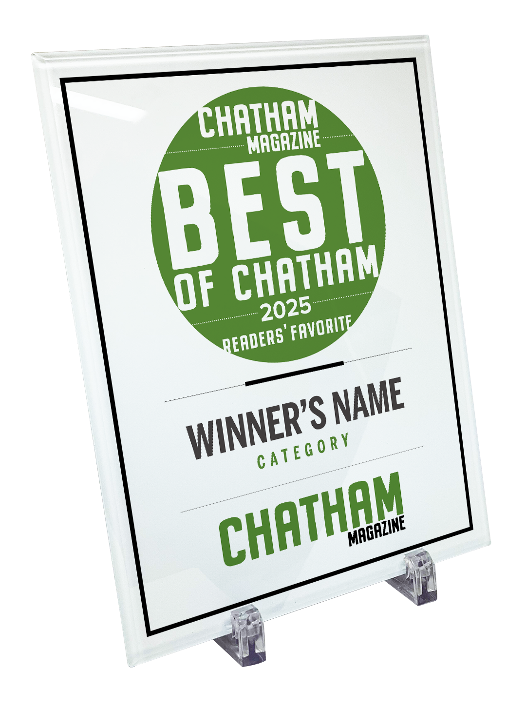 Triangle Media - Best of Chatham - Crystal Glass