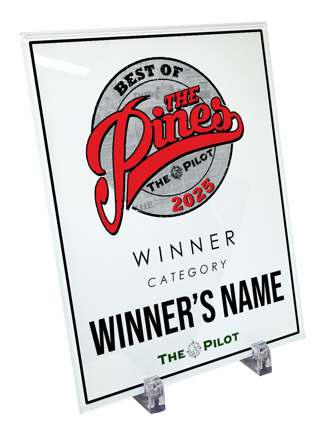 The Pilot - Best of the Pines - Crystal Glass