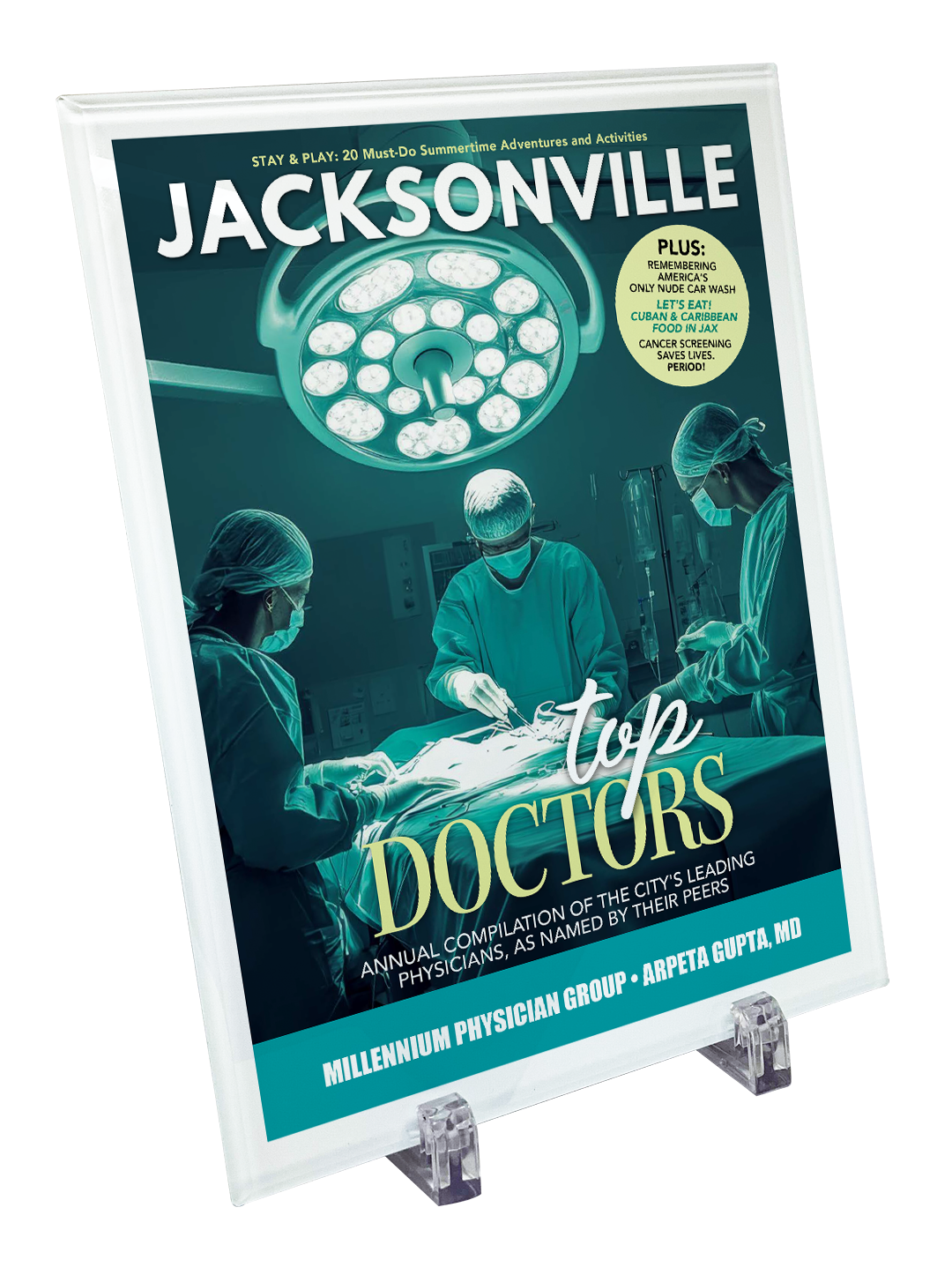 Jacksonville Magazine - Top Doctors - Crystal Glass