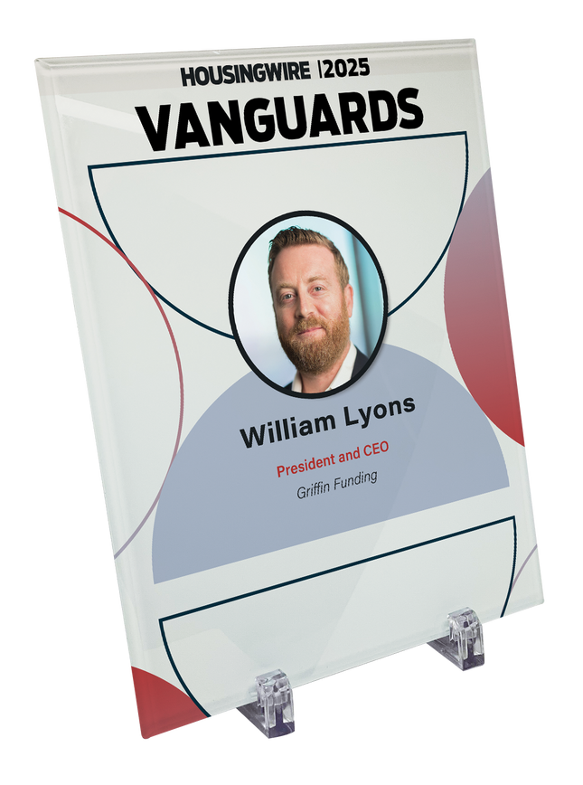 HousingWire Editorial Award Programs Plaque - Glass