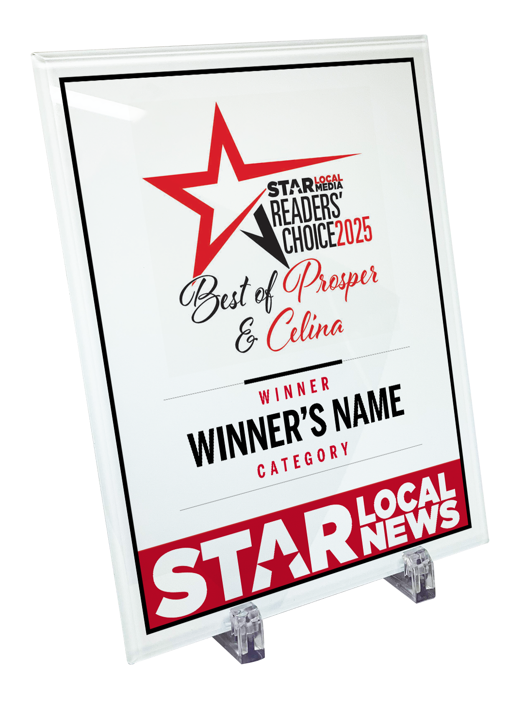 Star Local Media - Best of Prosper & Celina - Crystal Glass