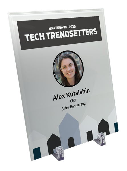 HousingWire Editorial Award Programs Plaque - Glass