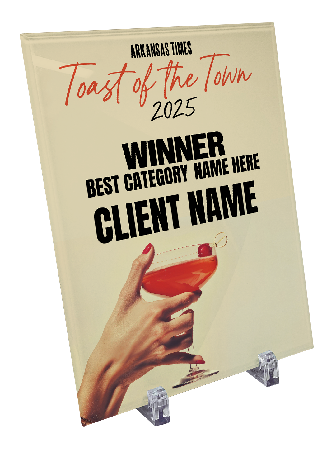 Toast of the Town - Crystal Glass