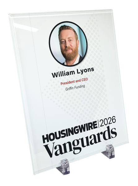 HousingWire Editorial Award Programs Plaque - Glass