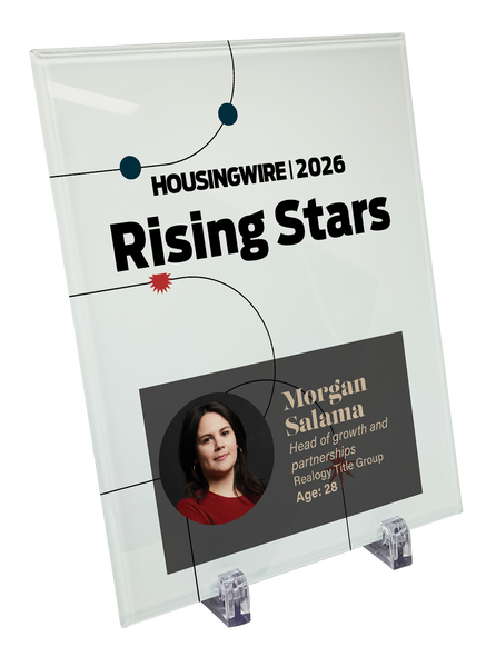 HousingWire Editorial Award Programs Plaque - Glass