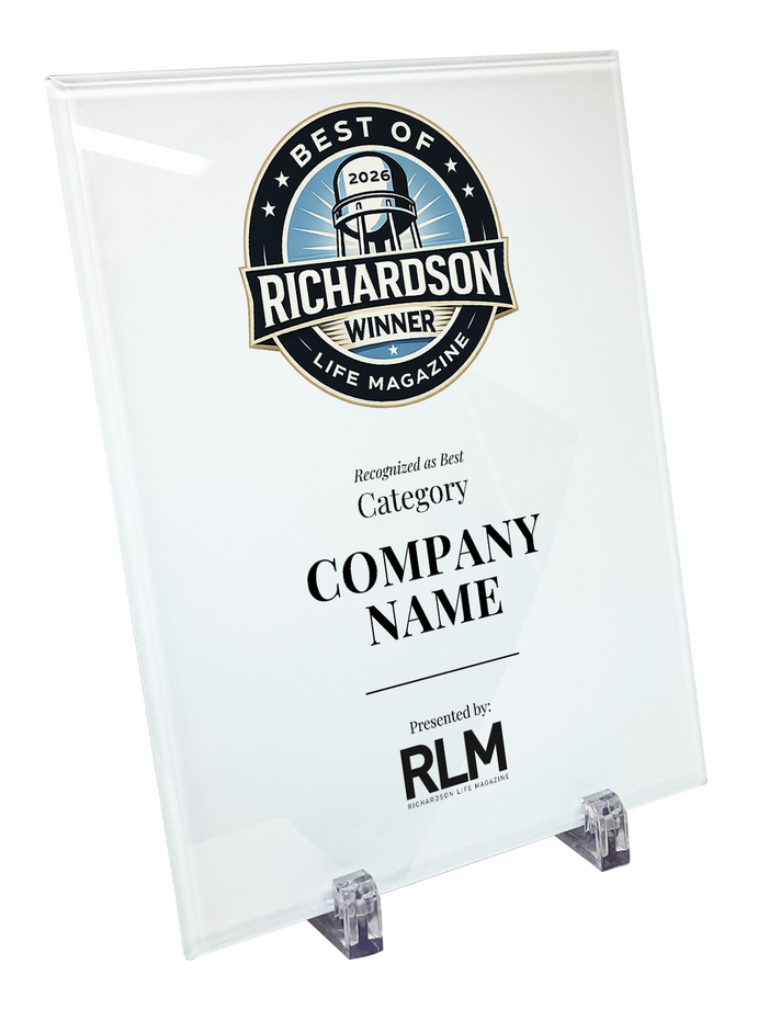 RLM - Best of Richardson Life Magazine - Crystal Glass