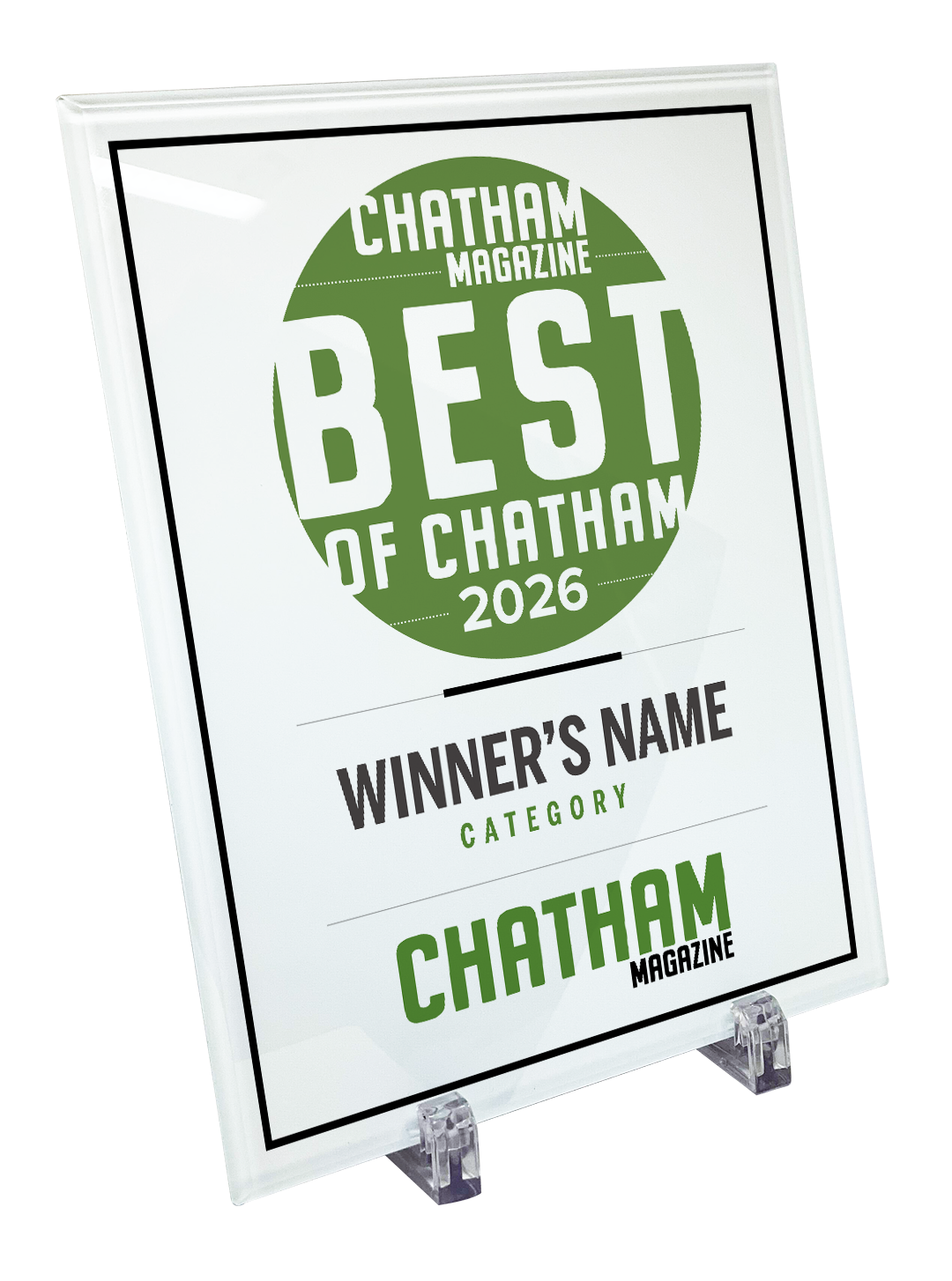 Triangle Media - Best of Chatham - Crystal Glass
