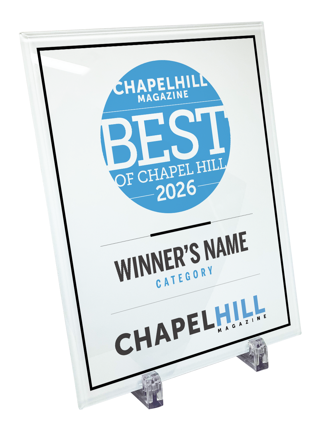 Triangle Media - Best of Chapel Hill - Crystal Glass