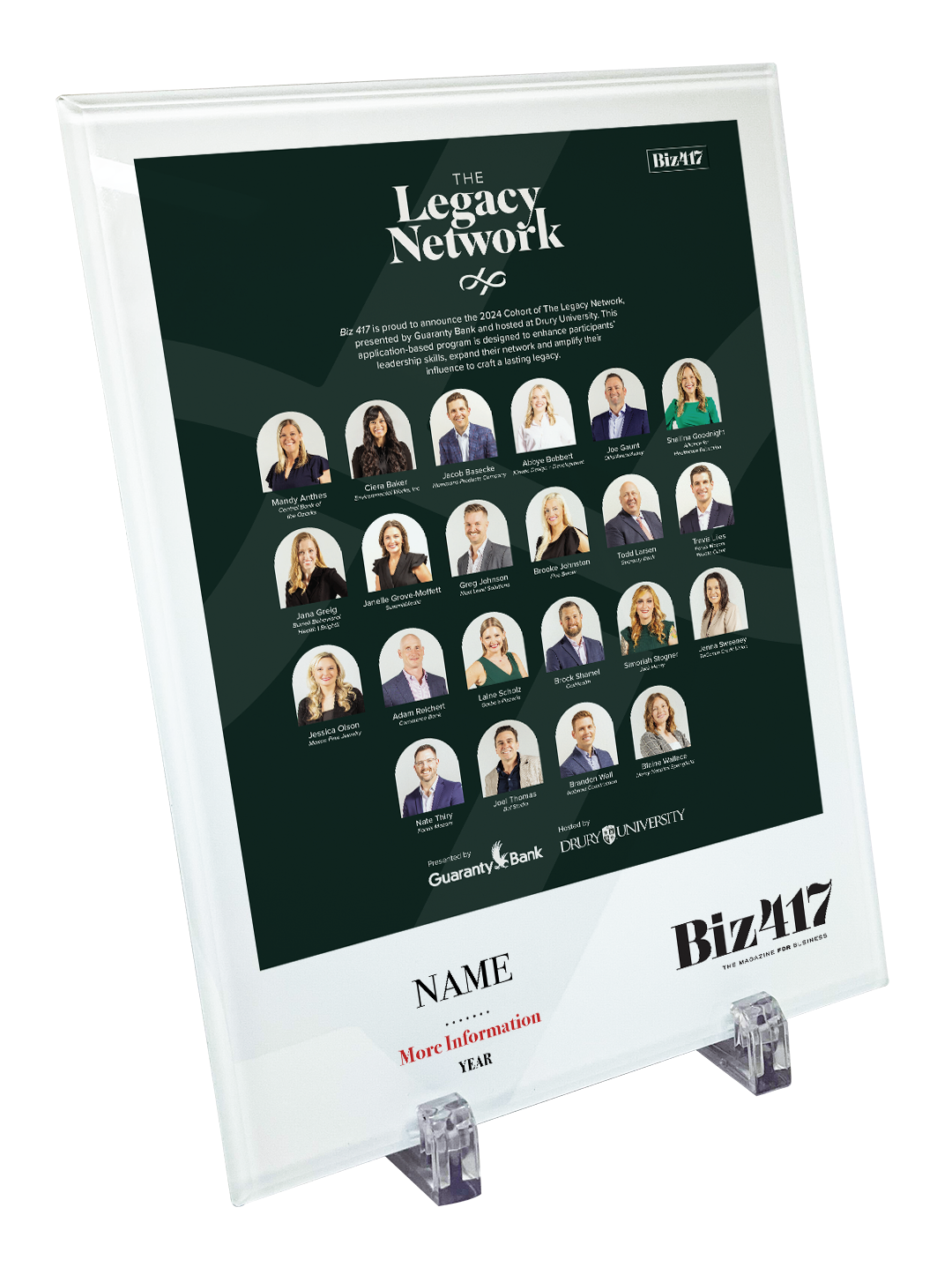 Biz 417 The Legacy Network Glass