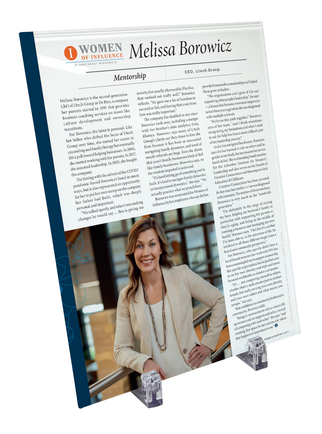 INSIGHT - Women of Influence - Profile Crystal Glass
