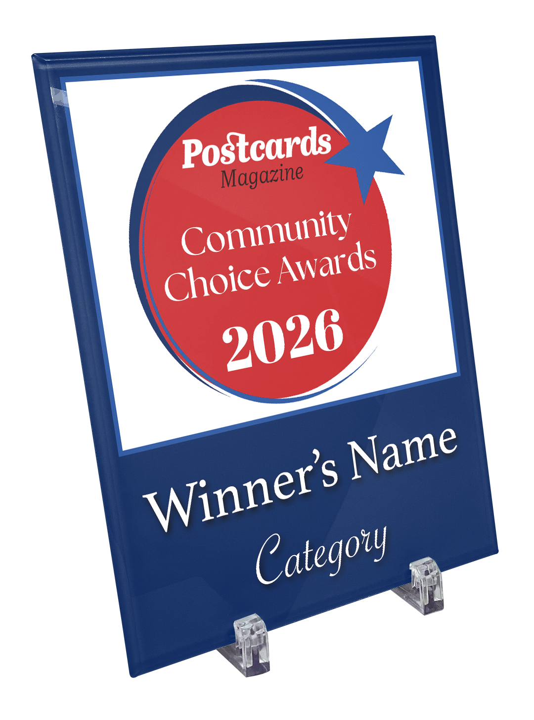 Postcards Magazine - Community Choice Awards - Crystal Glass