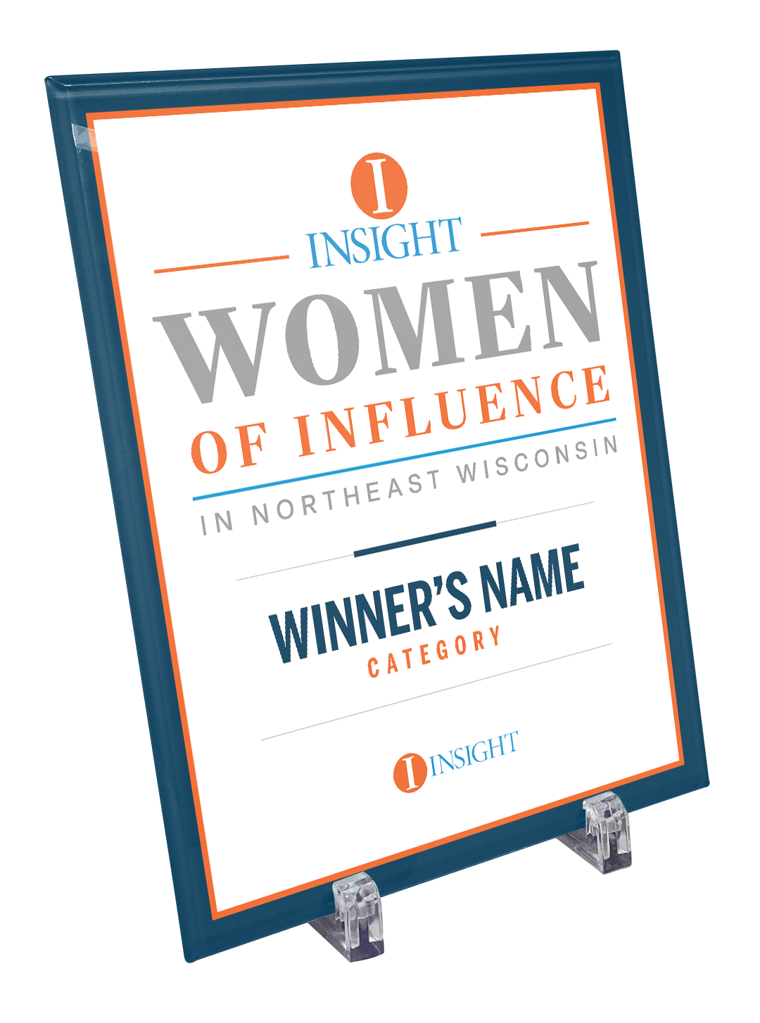 INSIGHT - Women of Influence - Logo Crystal Glass