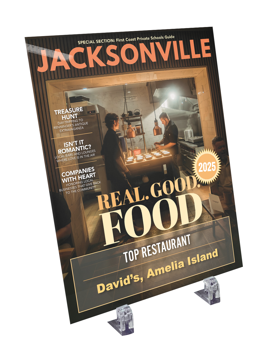 Jacksonville Magazine - Top 50 Restaurants - Crystal Glass