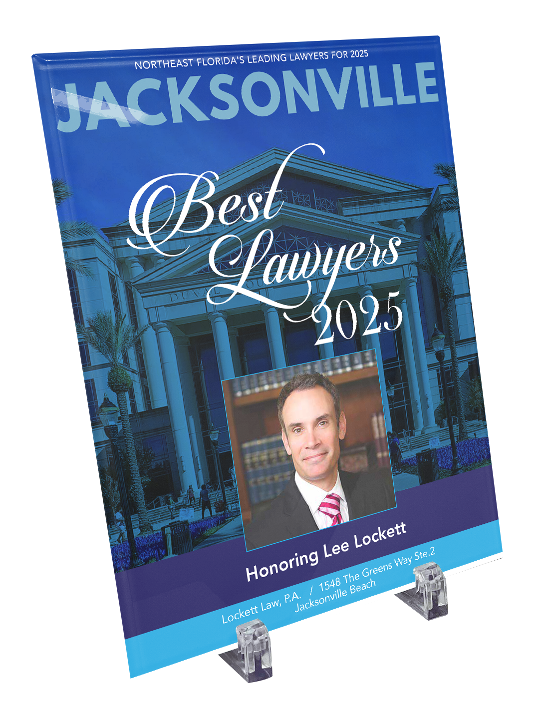 Jacksonville Magazine - Best Lawyers - Crystal Glass