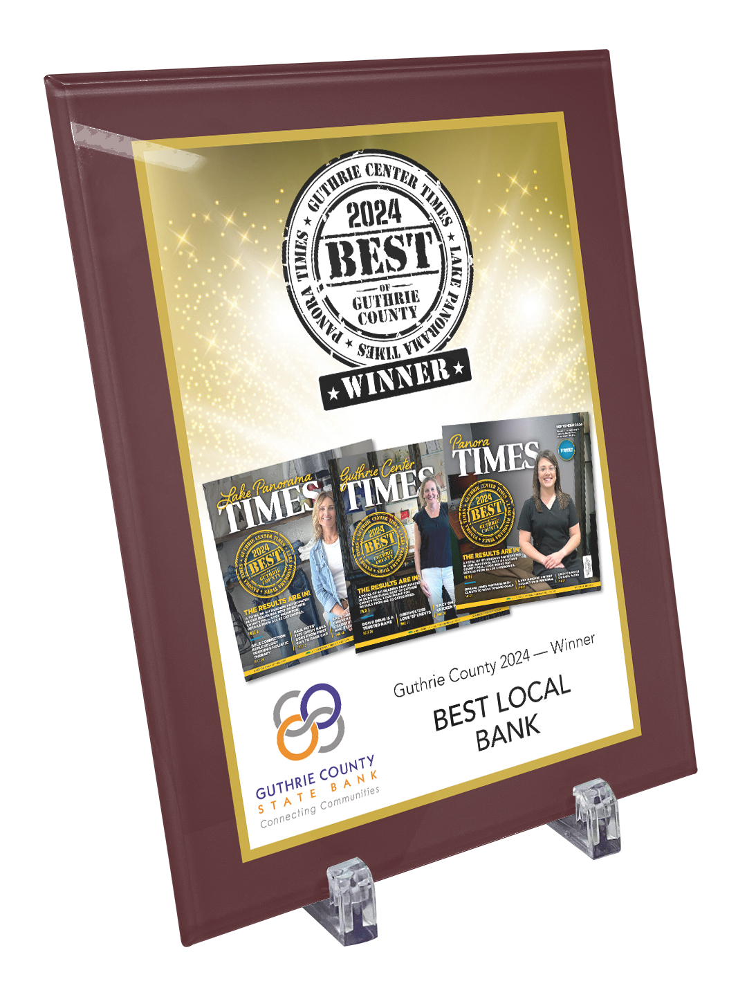 Guthrie Center Times - Best of Guthrie County - Crystal Glass