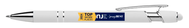 NJ.com and Jersey's Best Top Workplace Award | Stylus (White) Ink Pens