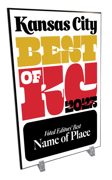 "Best of KC" Award Plaque