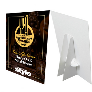 Lehigh Valley Style Restaurant Awards Counter Cards