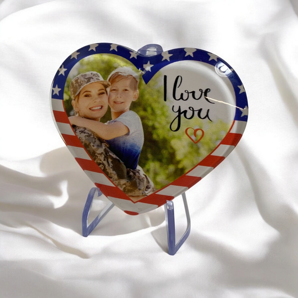 Premier Glass Heart Keepsake