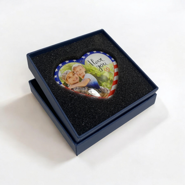 Premier Glass Heart Keepsake