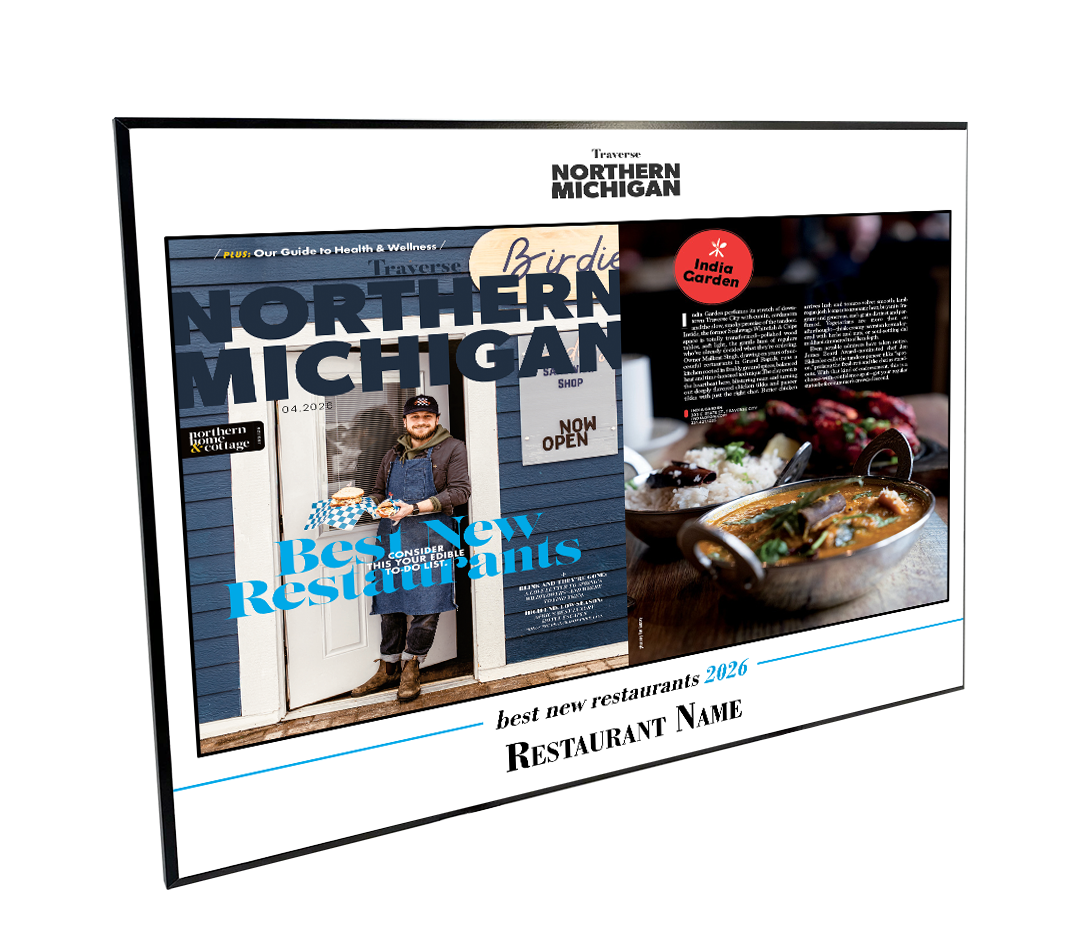 Traverse Northern Michigan - Best New Restaurants  - Plaques