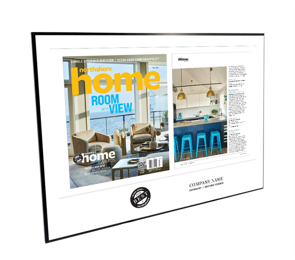 Northshore Home Magazine - As Seen In Best of Northshore Home - Modern Wooden Plaque (Copy)