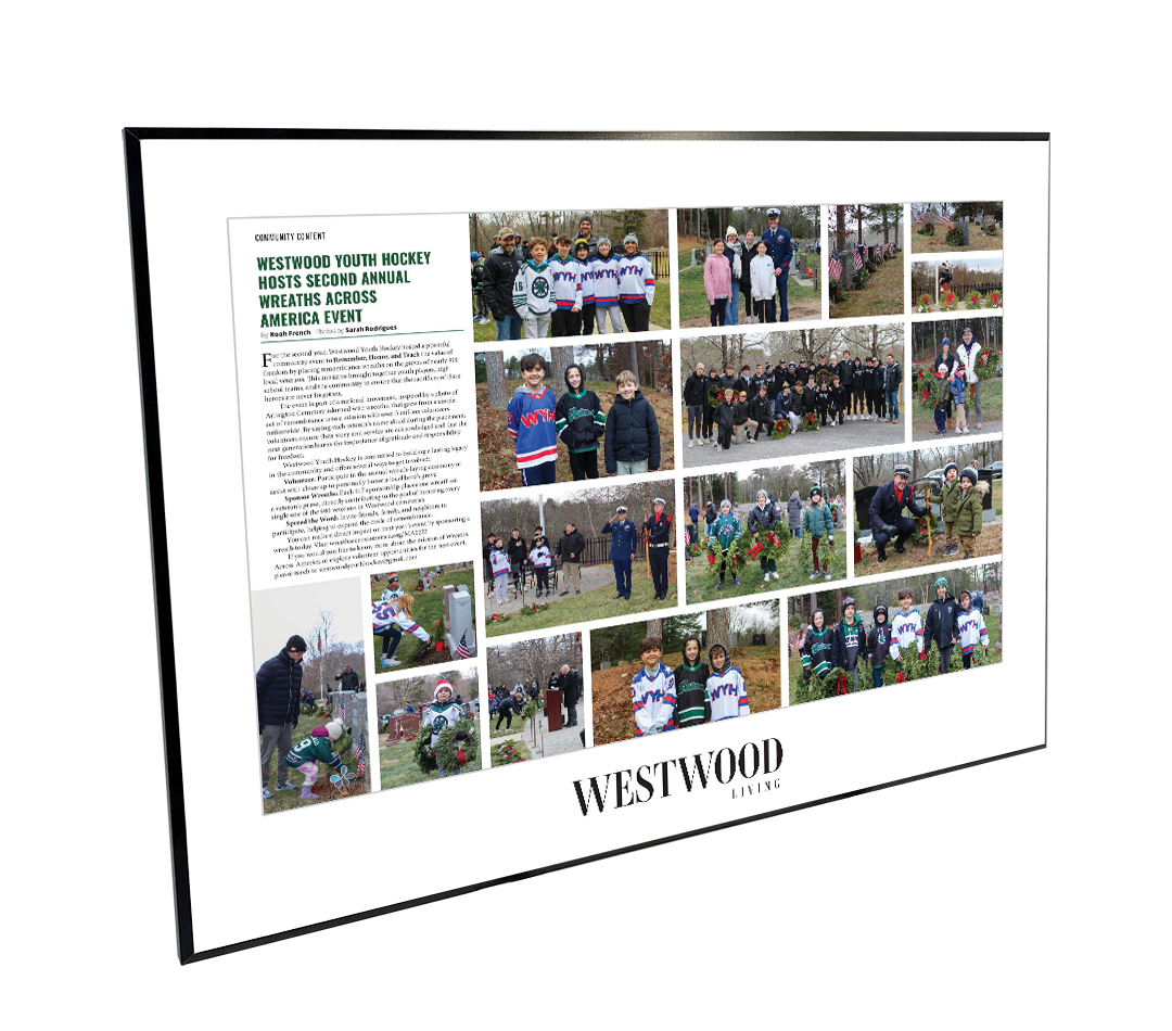 Westwood Living - Article & Cover Plaques