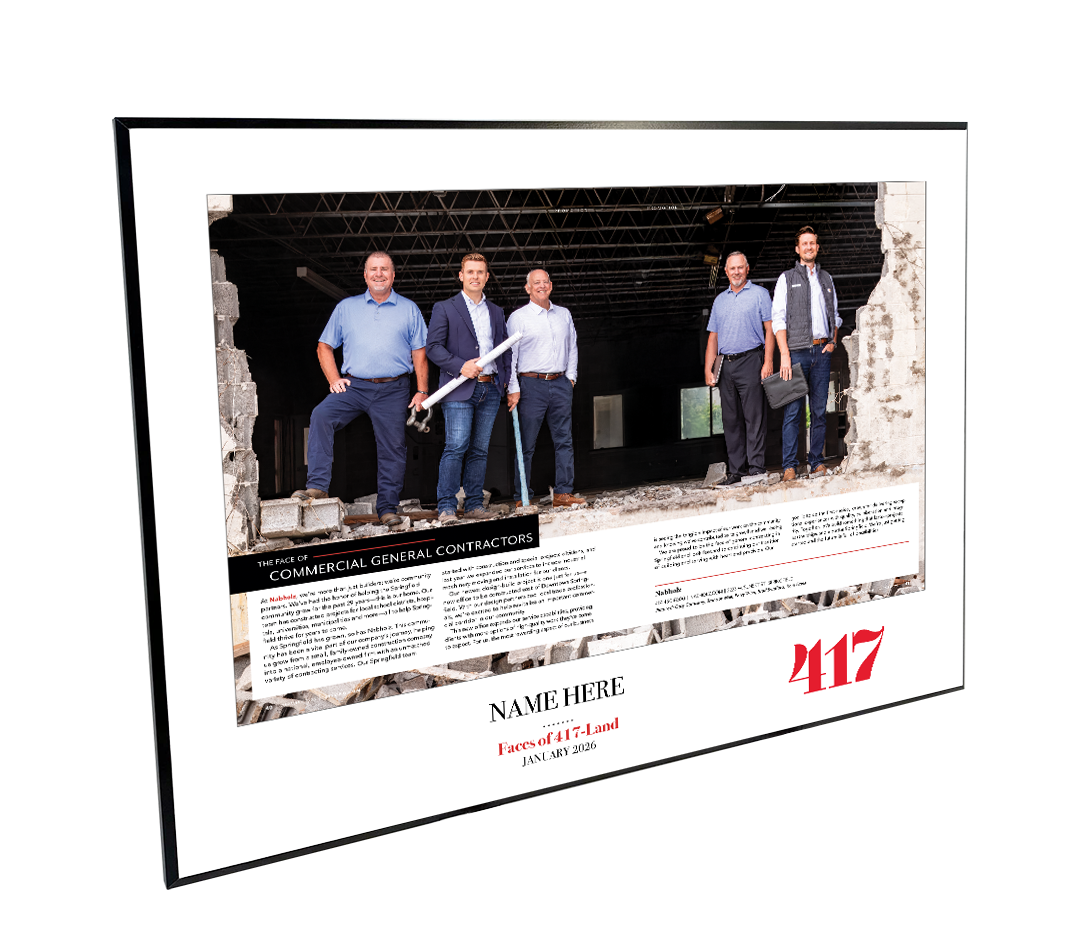 417 Magazine FACES 2-page Spread Melamine Plaques