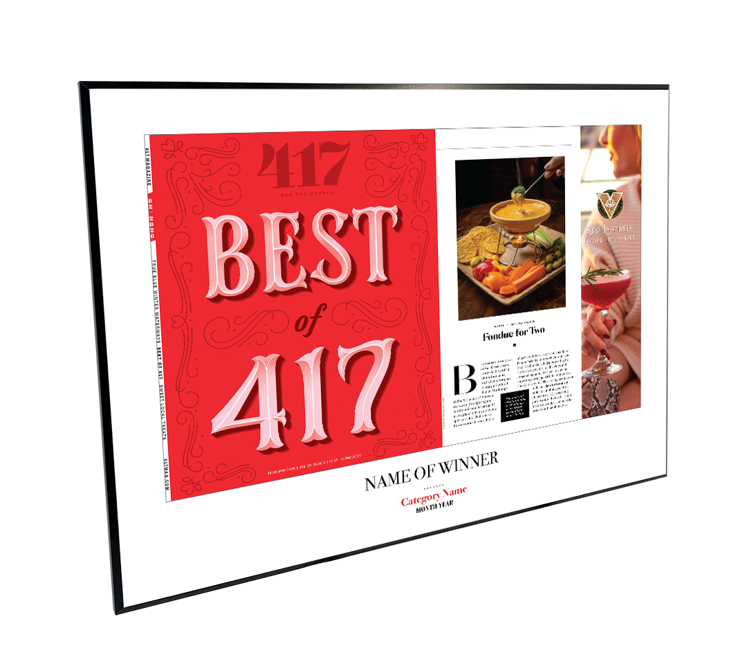 417 Magazine Best of 417 Award Spread Melamine Plaques