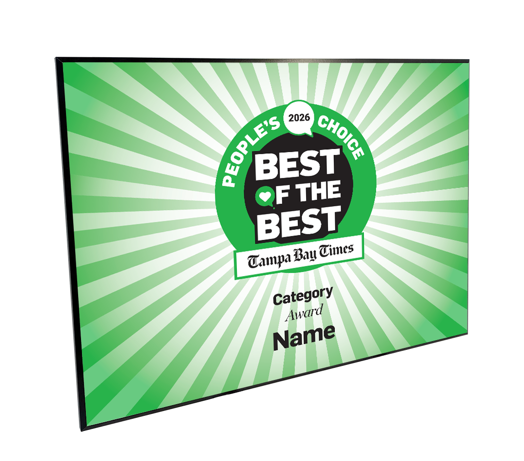 Best Of Tampa Bay Times - Modern Hardi-plaque