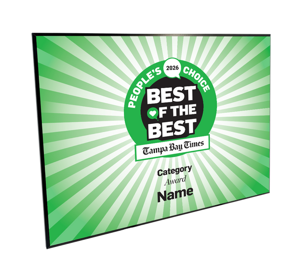 Best Of Tampa Bay Times - Modern Hardi-plaque
