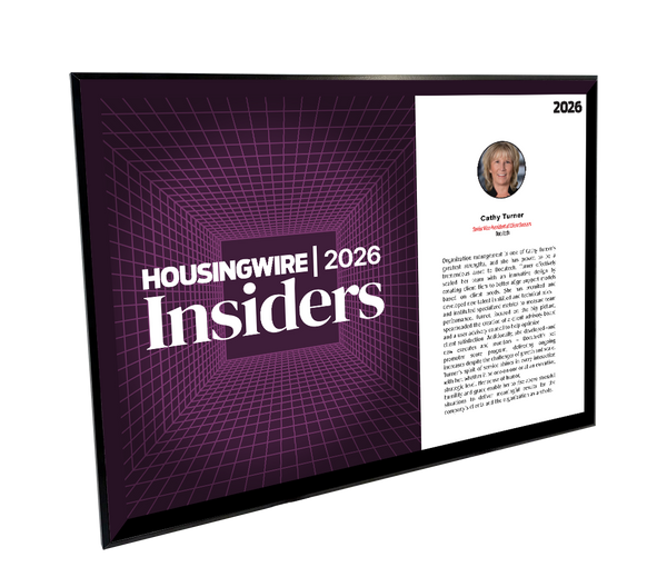 HousingWire Editorial Award Programs Profile Spread Plaques