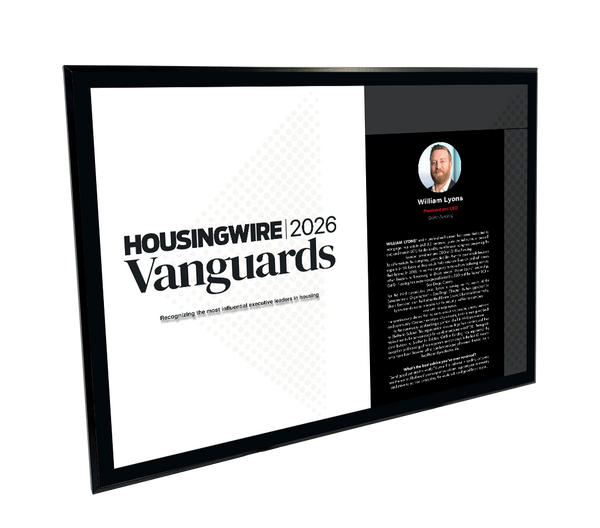 HousingWire Editorial Award Programs Profile Spread Plaques