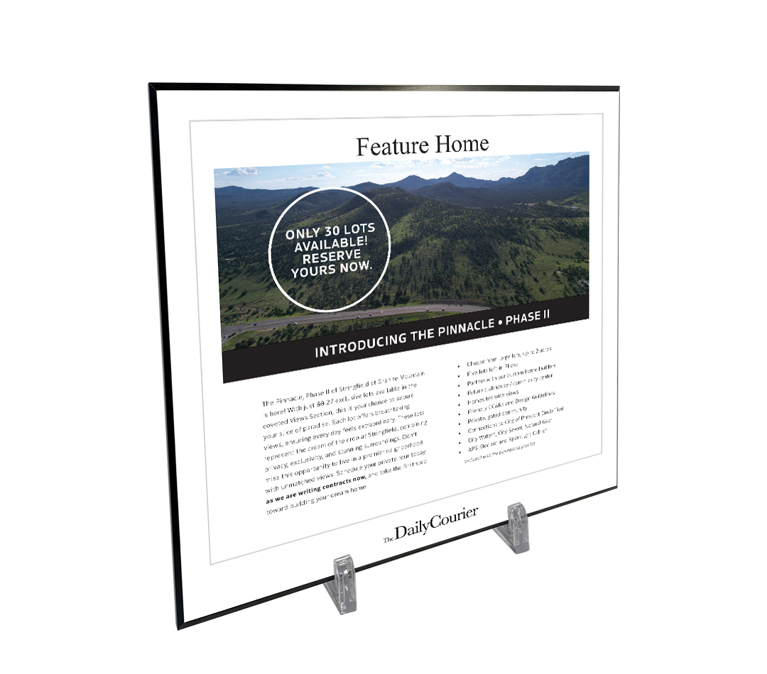 The Daily Courier Featured Homes Article - Modern Hardi-plaque