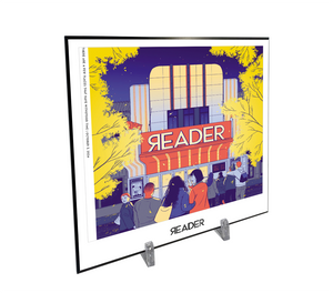 Chicago Reader Cover & Article Wooden Plaque