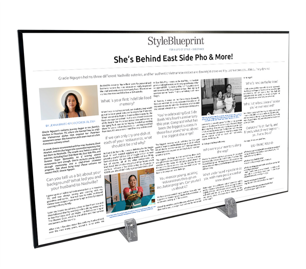 StyleBlueprint Article Plaques (includes all layout design work)