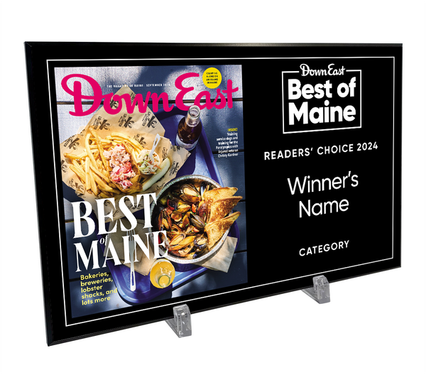 "Best of Maine" Award Plaque