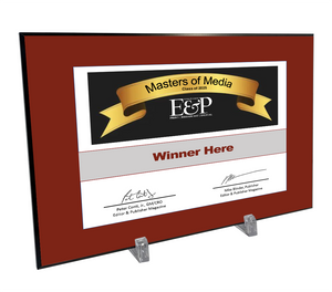 Editor and Publisher Award | Modern Hardi-plaque