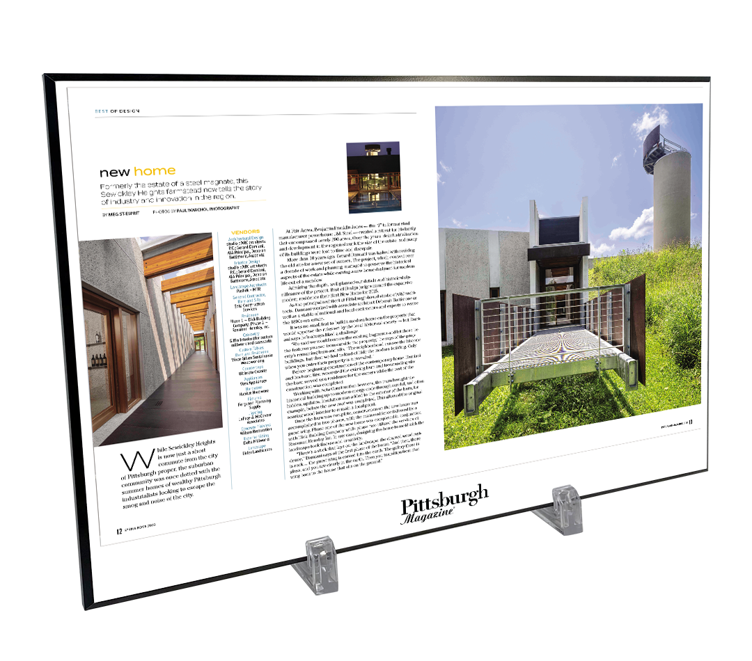 Pittsburgh Magazine - Special Publications - Modern Wooden Plaque