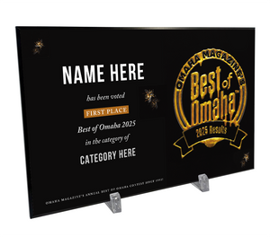 Omaha Magazine's Best of Omaha Award Spread - Mounted Archival Plaque