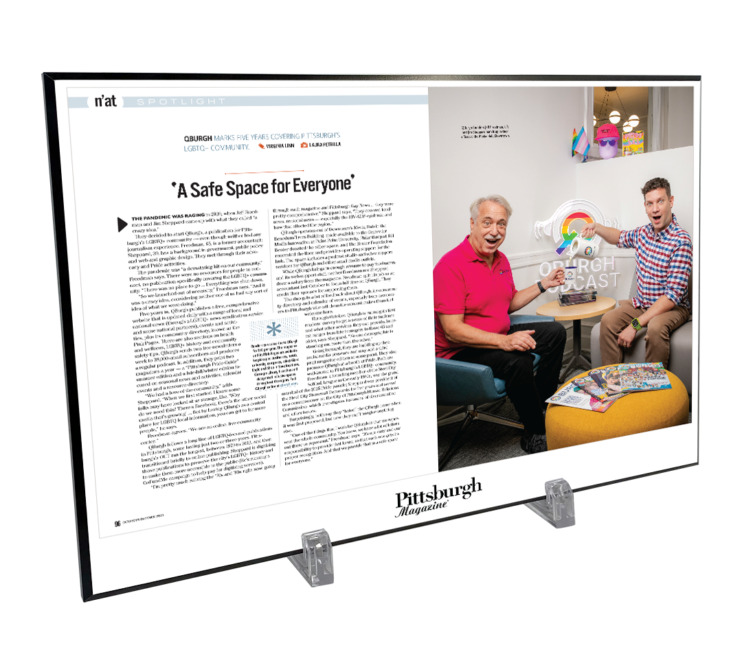 Pittsburgh Magazine - Articles & Covers - Modern Wooden Plaque