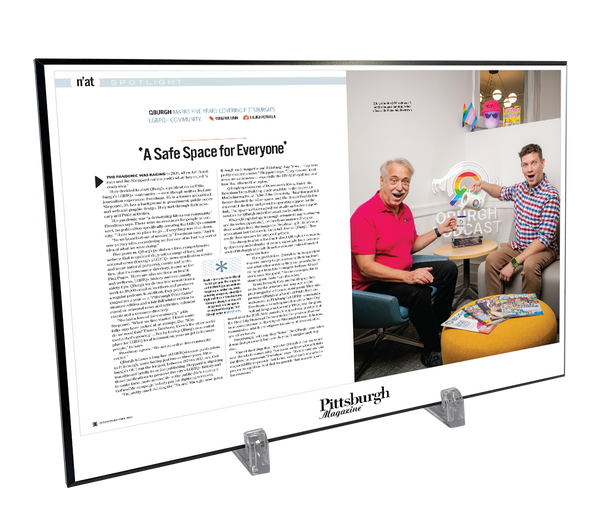 Pittsburgh Magazine - Articles & Covers - Modern Wooden Plaque