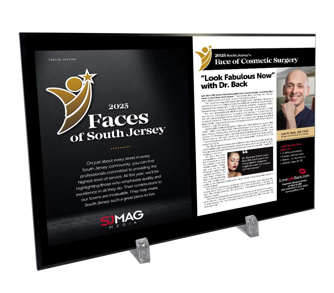 SJ Mag - Faces of South Jersey - Plaques