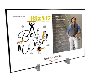 Biz 417 Article & Cover Spread Melamine Plaques