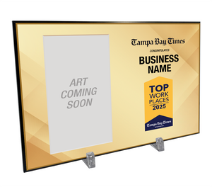 Tampa Bay Times Top Workplaces Award - Modern Hardi-plaque