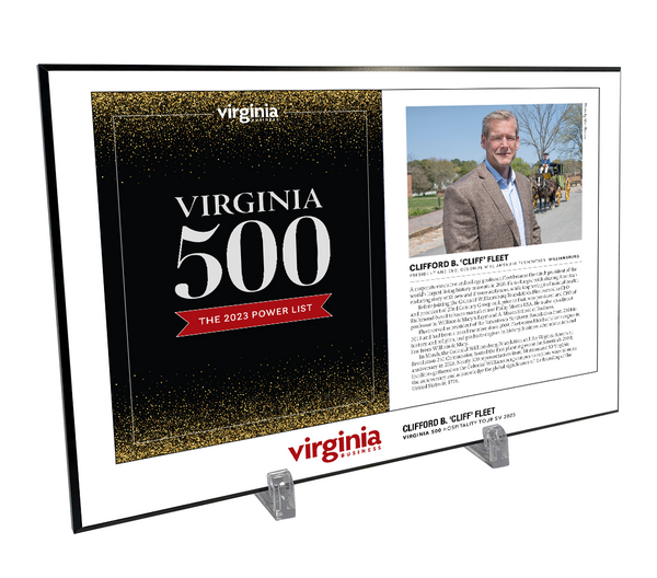Virginia 500 Cover with Profile Plaque