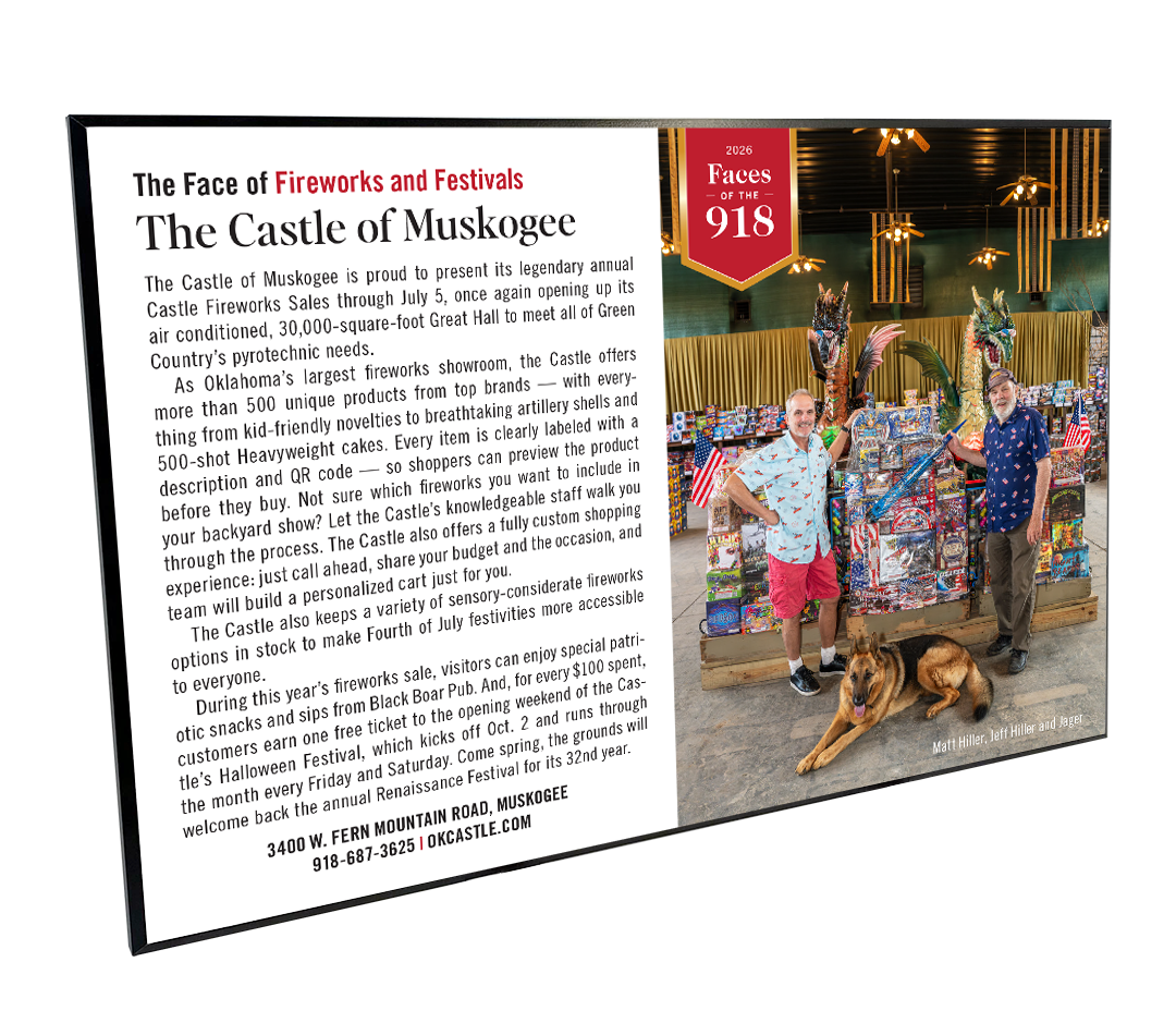TulsaPeople - Faces of the 918 - Plaques